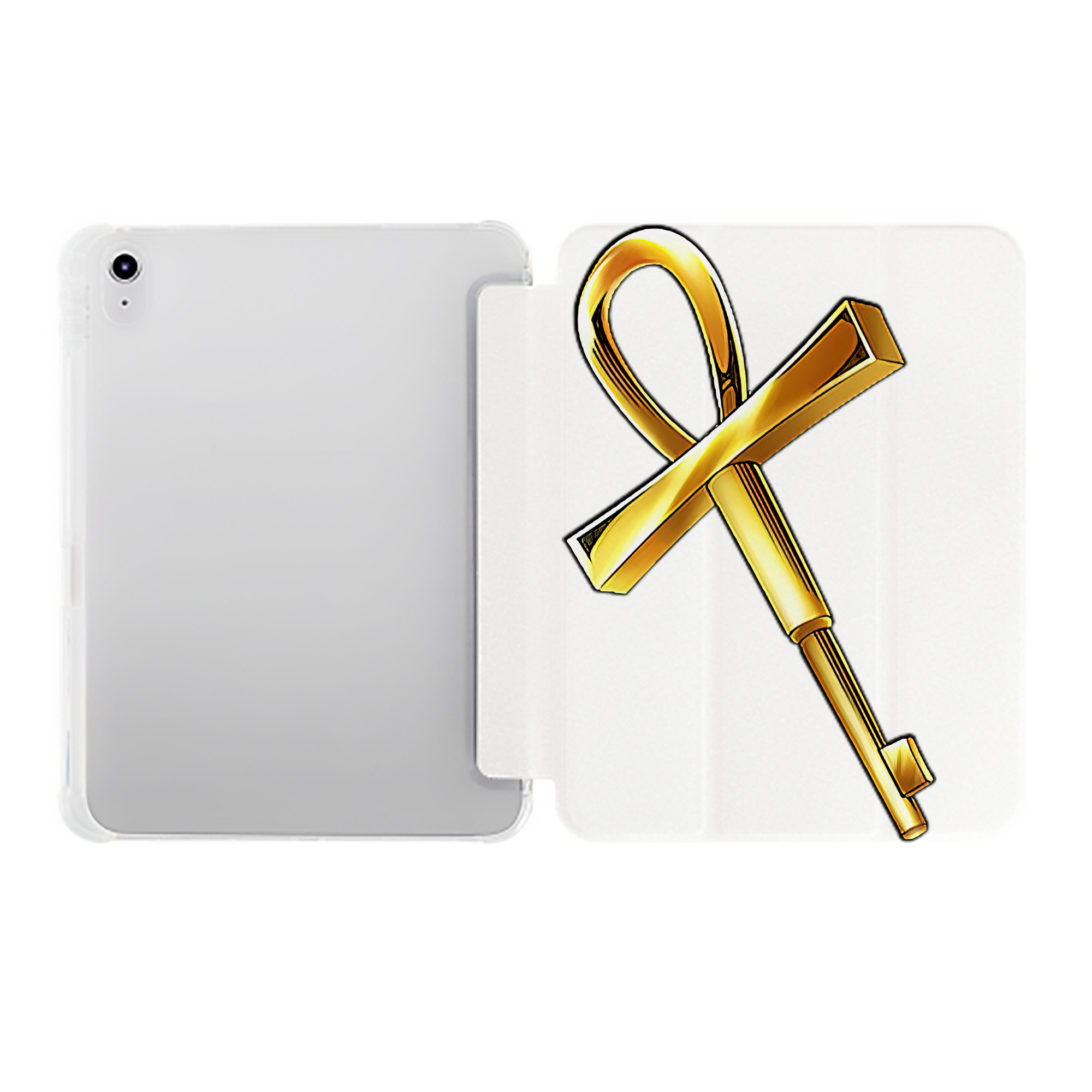 （画像用） 遊☆戯☆王 Yu-Gi-Oh! IPad ケース ペン収納付き 三つ折りスタンド PUレザー×シリコン 対応機種9.5/10.5/10.9インチ